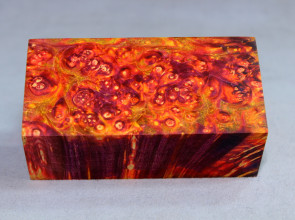 Stabilized Maple Burl Wood Mod Block